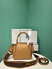	 Prada Leather mini handbag Brown - 18*19.5*9cm - 5