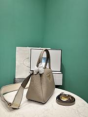 	 Prada Leather mini handbag Taupe - 18*19.5*9cm - 2