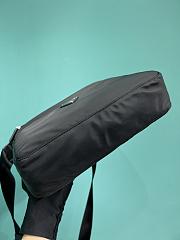 Black Re-Nylon bag - 31x23x9cm - 5