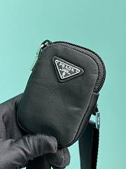 Black Re-Nylon bag - 31x23x9cm - 4