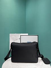 Black Re-Nylon bag - 31x23x9cm - 3