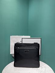 Prada Saffiano and nylon messenger bag - Black 28/26/7 cm - 2