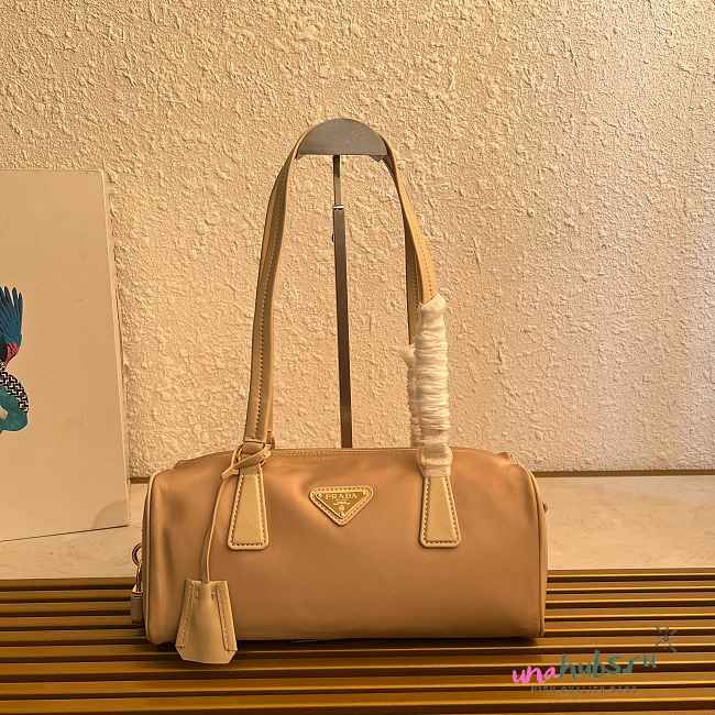 Prada Medium leather top-handle bag with padlock - 29x12.5x10cm - 1