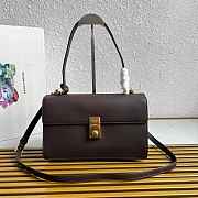 Prada Amber Prada Soft Sound Medium Leather Shoulder Bag - 28x16x10cm - 1