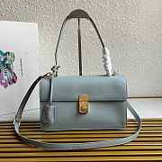 Prada Amber Prada Soft Sound Medium Leather Shoulder Bag - 28x16x10cm - 2