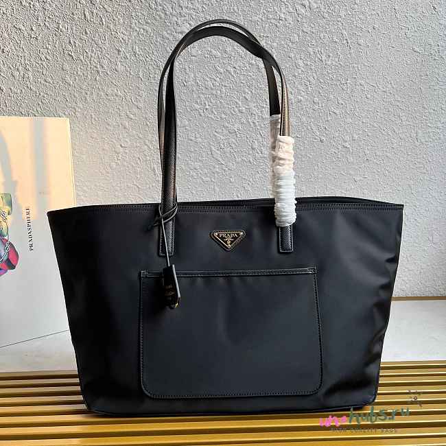 Prada Re-Edition 1978 medium Re-Nylon and Saffiano leather tote bag - 35x26x15cm - 1