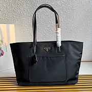 Prada Re-Edition 1978 medium Re-Nylon and Saffiano leather tote bag - 35x26x15cm - 1