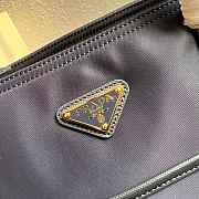 	 Prada Re-Edition 1978 medium Re-Nylon and Saffiano leather blue tote bag - 35x26x15cm - 2