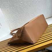 	 Prada Re-Edition 1978 medium Re-Nylon and Saffiano leather brown tote bag - 35x26x15cm - 6