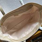 	 Prada Re-Edition 1978 medium Re-Nylon and Saffiano leather beige tote bag - 35x26x15cm - 5