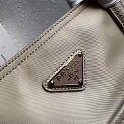 	 Prada Re-Edition 1978 medium Re-Nylon and Saffiano leather beige tote bag - 35x26x15cm - 2