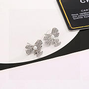 Chanel Silver Color Earrings - 4