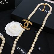 	 Chanel Pearl and CC Logo Necklace - 5