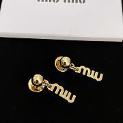 Miu Miu Gold Earrings - 3
