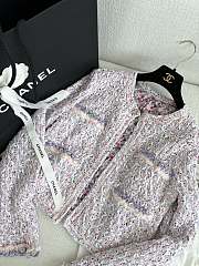 Chanel Pink Tweed Jacket 02 - 1
