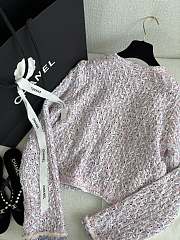 Chanel Pink Tweed Jacket 02 - 5
