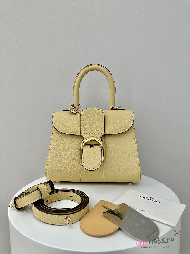 Delvaux Brillant Mini Logo Satchel Bag 20*8*15.5cm - 1