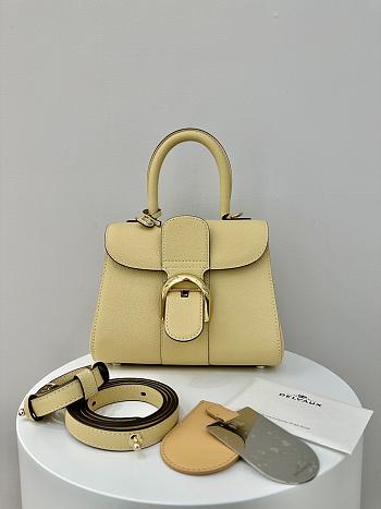 Delvaux Brillant Mini Logo Satchel Bag 20*8*15.5cm