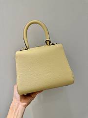 Delvaux Brillant Mini Logo Satchel Bag 20*8*15.5cm - 6
