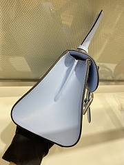 	 Delvaux Brillant leather mini blue bag 20*11*16cm - 4