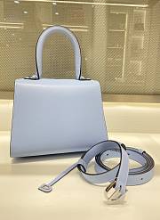 	 Delvaux Brillant leather mini blue bag 20*11*16cm - 3