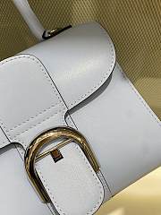 	 Delvaux Brillant leather mini blue bag 20*11*16cm - 2