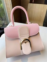 	 Delvaux Brillant leather mini pink bag 20*11*16cm - 5