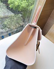 	 Delvaux Brillant leather mini pink bag 20*11*16cm - 4