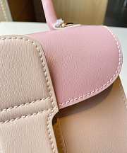 	 Delvaux Brillant leather mini pink bag 20*11*16cm - 3