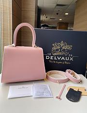 	 Delvaux Brillant leather mini pink bag 20*11*16cm - 2