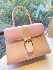 	 Delvaux Brillant leather pink bag 28/14/22cm - 2