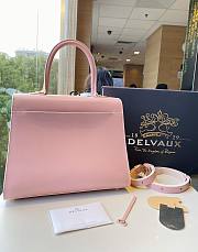 	 Delvaux Brillant leather pink bag 28/14/22cm - 5