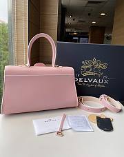 Delvaux Brillant East West leather pink bag 28/12/15cm - 6