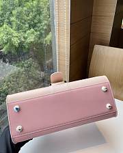 Delvaux Brillant East West leather pink bag 28/12/15cm - 2
