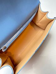 Delvaux Brillant East West leather Blue bag 28/12/15cm - 2