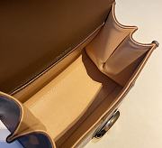 Delvaux Brillant leather mini brown color bag 20*11*16cm - 4