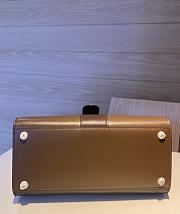 	 Delvaux Brillant leather brown bag 28/14/22cm - 6