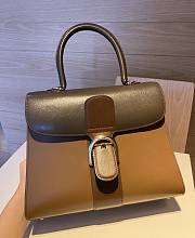 	 Delvaux Brillant leather brown bag 28/14/22cm - 5