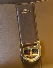 	 Delvaux Brillant leather brown bag 28/14/22cm - 3