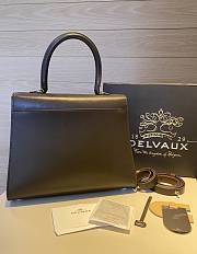 	 Delvaux Brillant leather brown bag 28/14/22cm - 2
