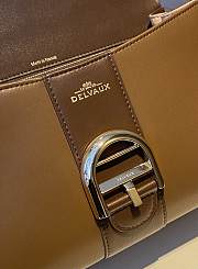 	 Delvaux Brillant East West leather Brown bag 28/12/15cm - 5