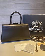 	 Delvaux Brillant East West leather Brown bag 28/12/15cm - 3