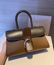 	 Delvaux Brillant East West leather Brown bag 28/12/15cm - 2