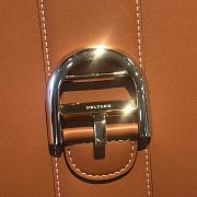 Delvaux Brillant leather mini light brown bag 20*11*16cm - 5