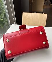 Delvaux Brillant leather mini red color bag 20*11*16cm - 3