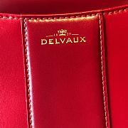 Delvaux Brillant leather red bag 28/14/22cm - 5