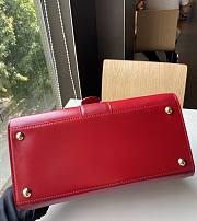 Delvaux Brillant leather red bag 28/14/22cm - 4