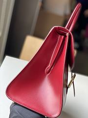 Delvaux Brillant leather red bag 28/14/22cm - 2