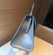 	 Delvaux Brillant leather grey bag 28/14/22cm - 5