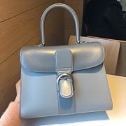 	 Delvaux Brillant leather grey bag 28/14/22cm - 3